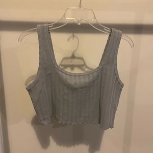Aerie groove on ribbed tank top